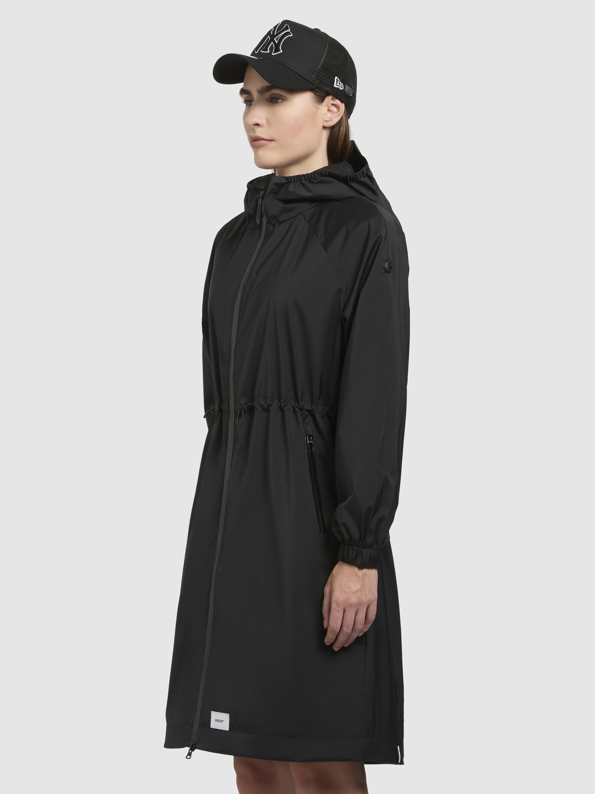 khujo-mantel-tuuli-windbreaker-knielang-schwarz-damen image 5