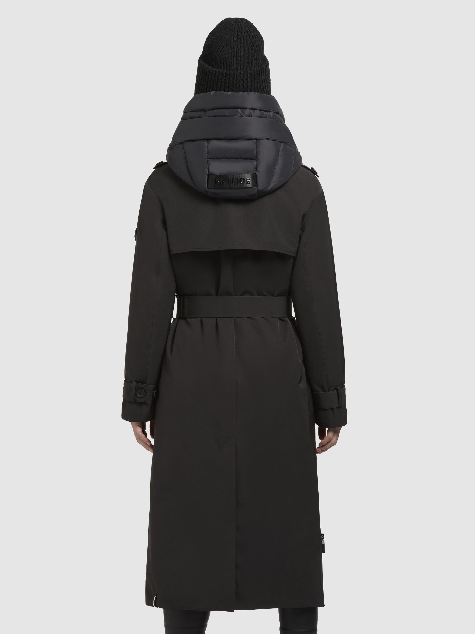 khujo-mantel-elena-dunkelgrau-damen-trenchcoat-knielang-mit-g-rtel image 3