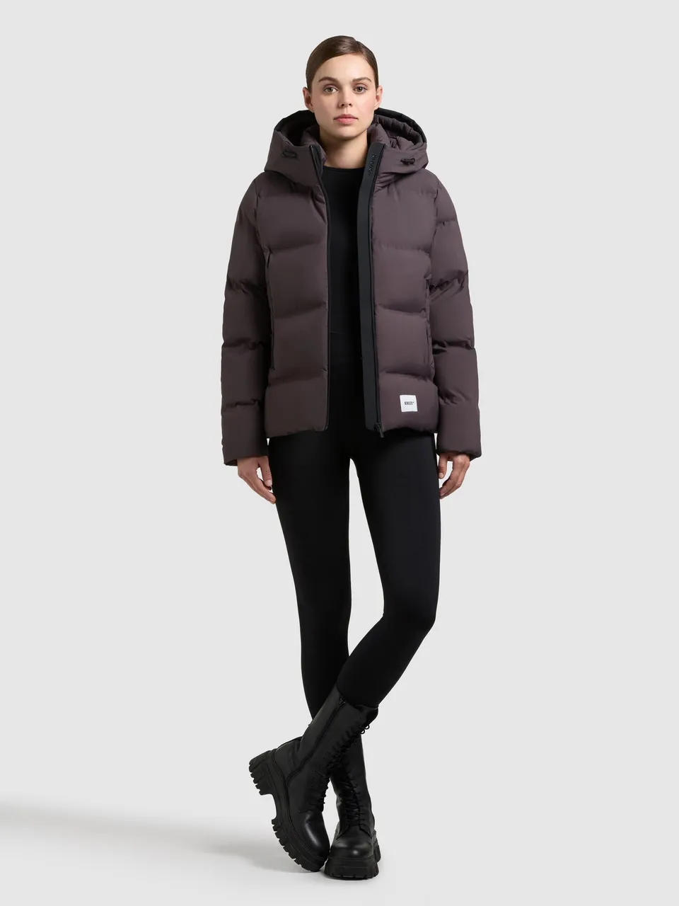 khujo-jacke-liev2-moody-plum-steppjacke image 1