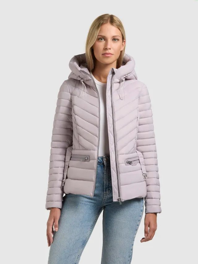 khujo-jacke-lorella-steppjacke-raindrops-lilac-slim-fit-f-r-damen image 1