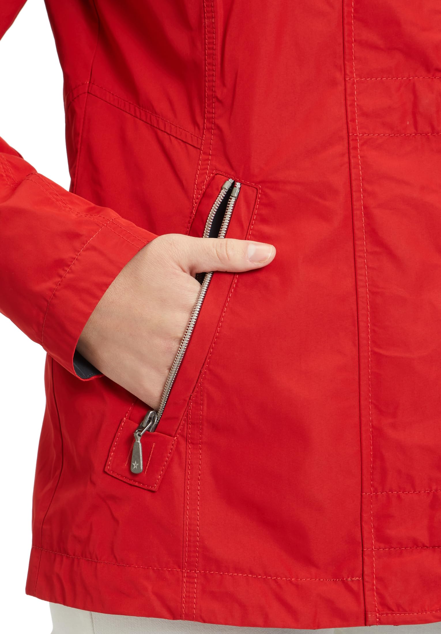 gil-bret-dublin-damen-sommerjacke-rosa-mit-karofutter-steppdetails image 7