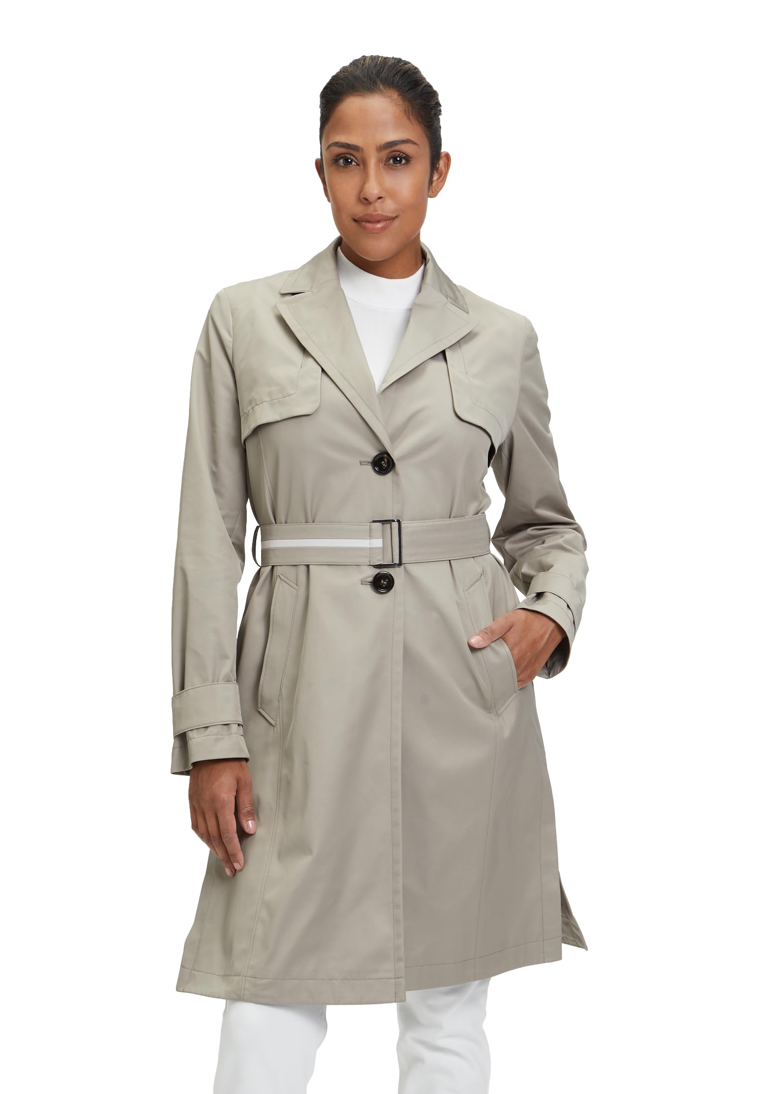 gil-bret-monaco-damen-trenchcoat-baumwollmischung-mit-g-rtel image 2