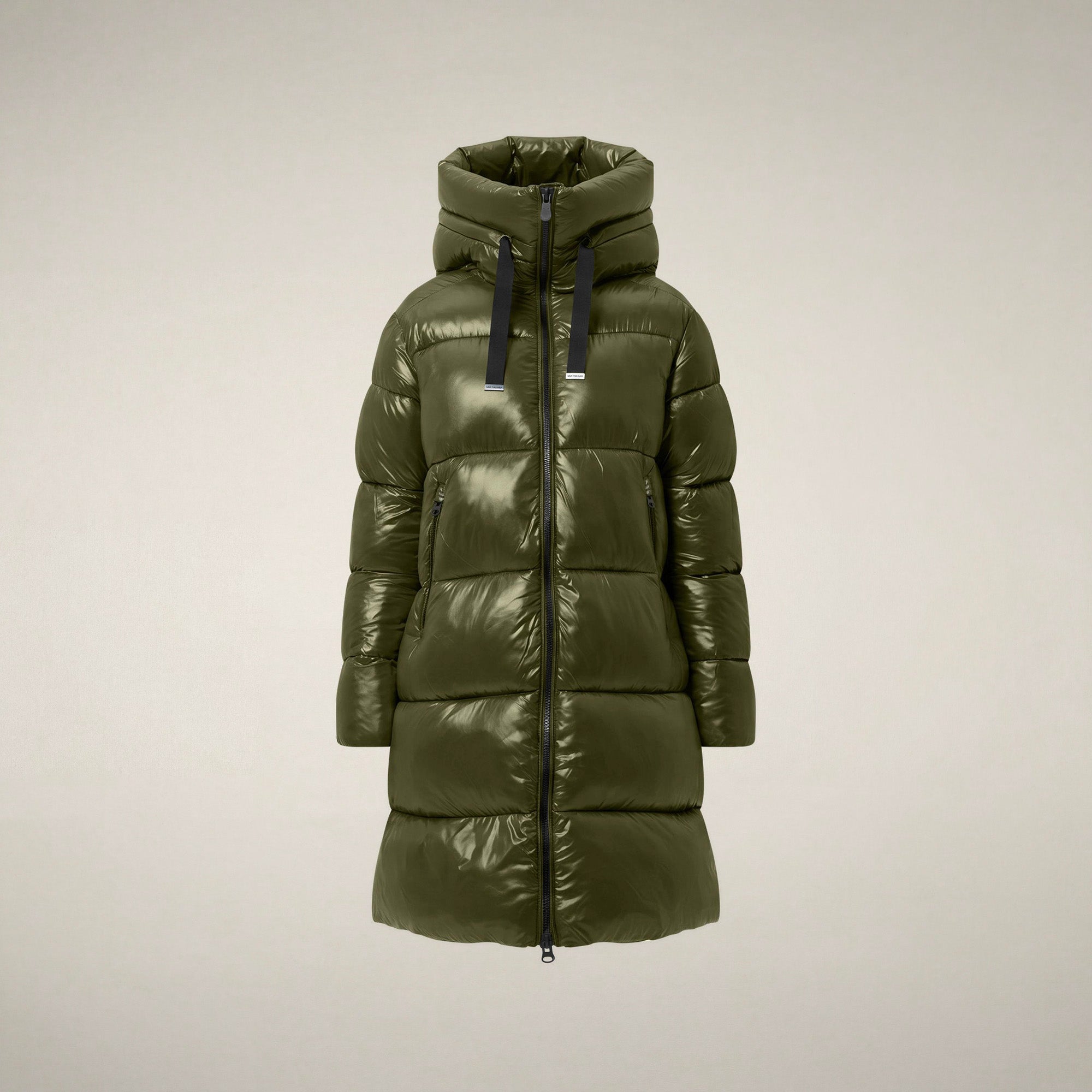 save-the-duck-isabel-damen-steppmantel-lang-gr-n-pino-a-linie image 3