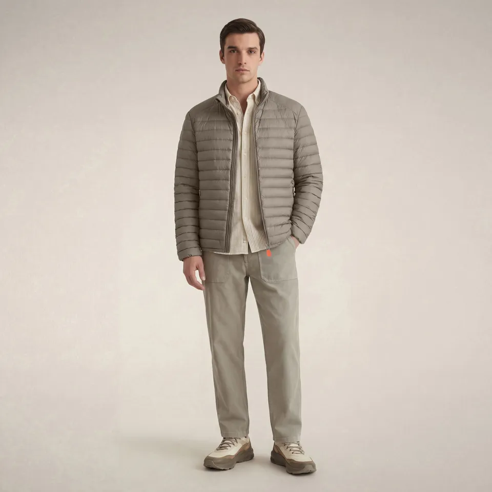 save-the-duck-alexander-herren-steppjacke-elefantengrau image 1