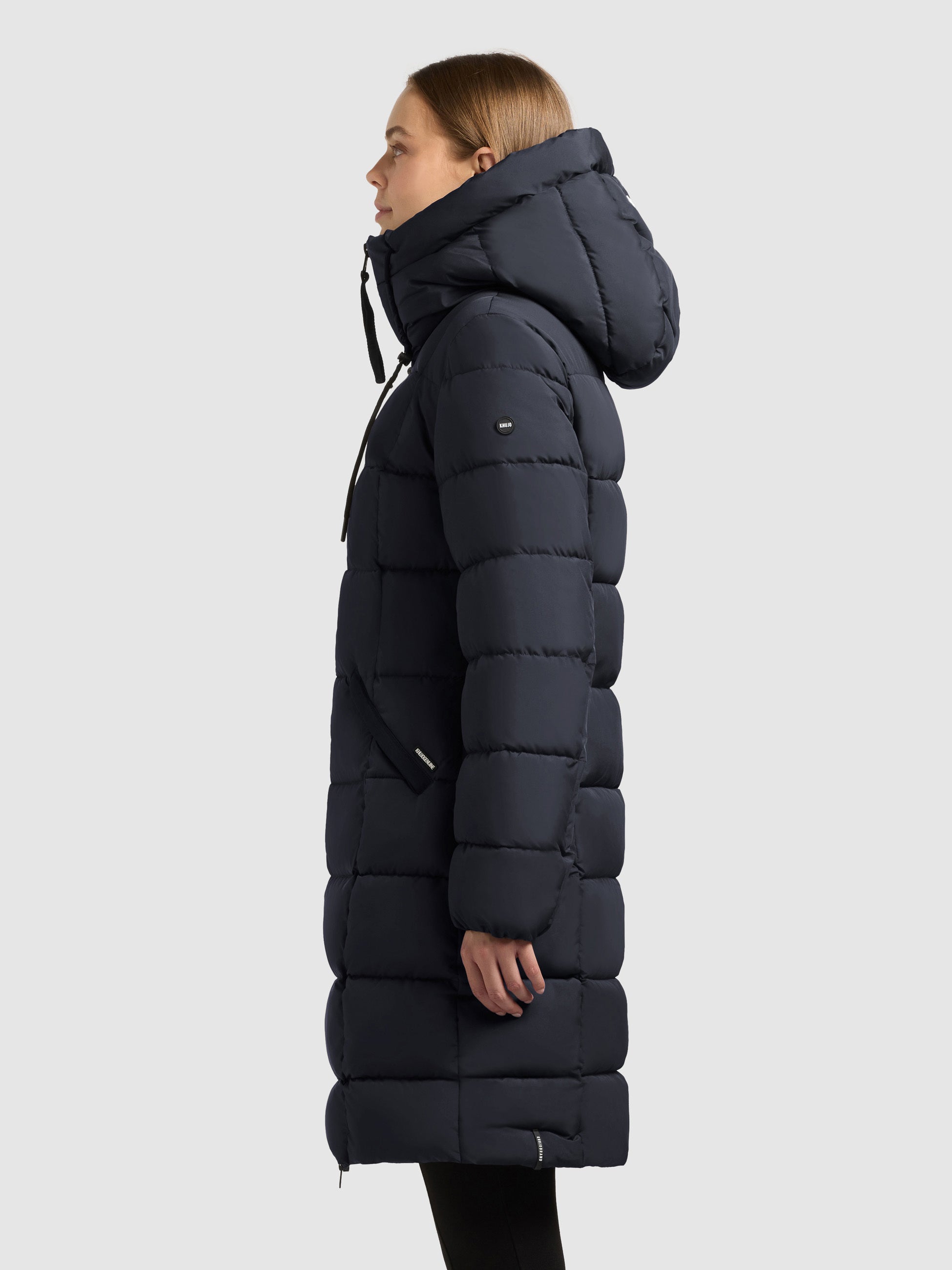 khujo-arlene-port-blue-damen-steppmantel-winterparka-slim-fit image 5