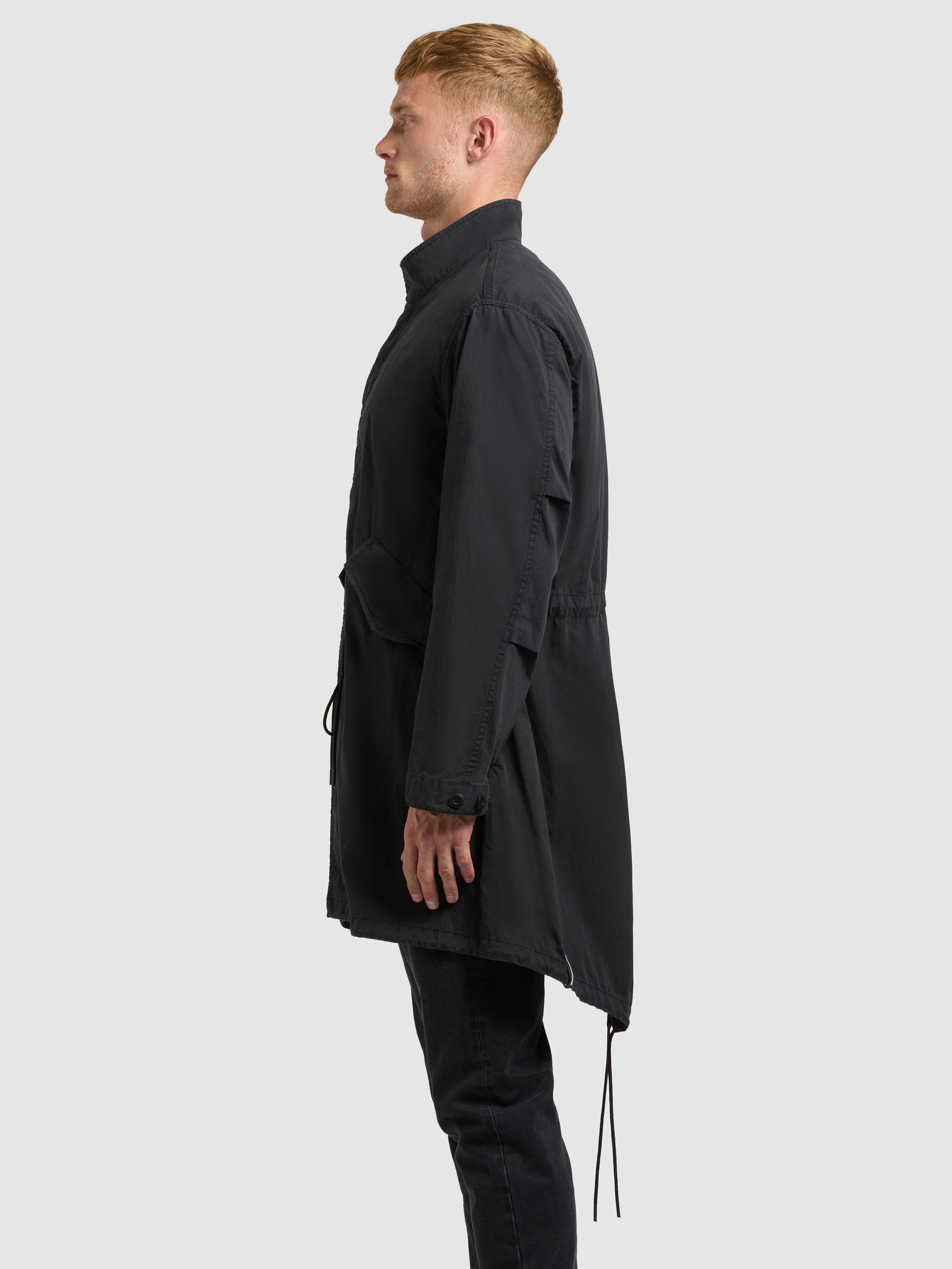 khujo-mantel-vito-black-herren-sommerparka-lang-in-schwarz image 5