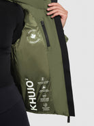 khujo-jacke-enits-matt-fern-green-h-ftlange-damen-steppjacke image 8