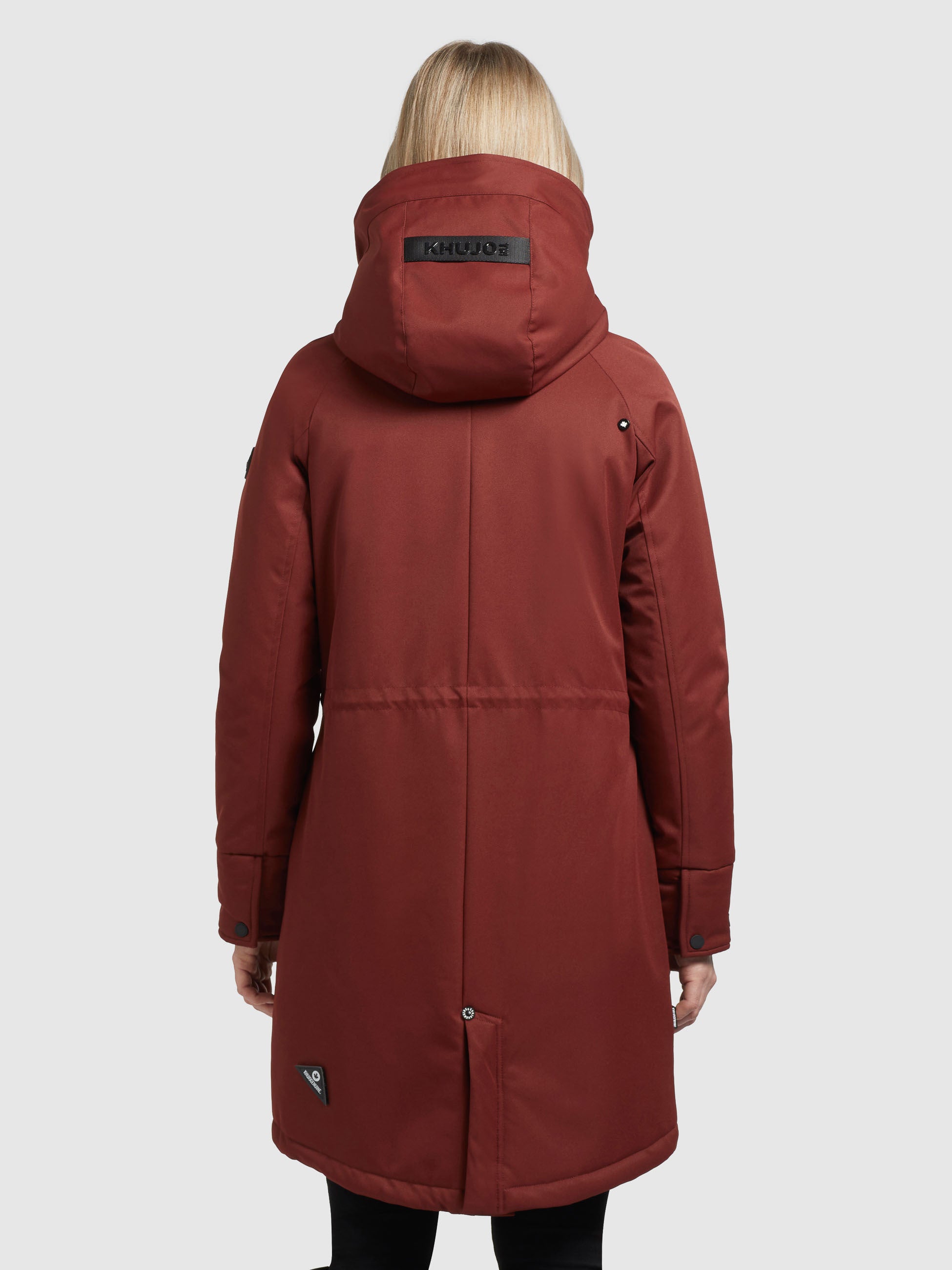 khujo-laria-wintermantel-damen-rostrot-regular-fit image 3