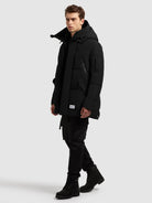 khujo-jacke-kanf2-black-damen-steppjacke-mit-kapuze image 2