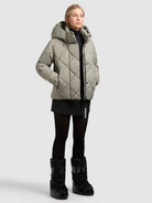 khujo-lilian-damen-steppjacke-witcher-green-mit-rautenstepp image 6