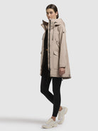 khujo-mantel-venga-damen-kurzmantel-beige image 2