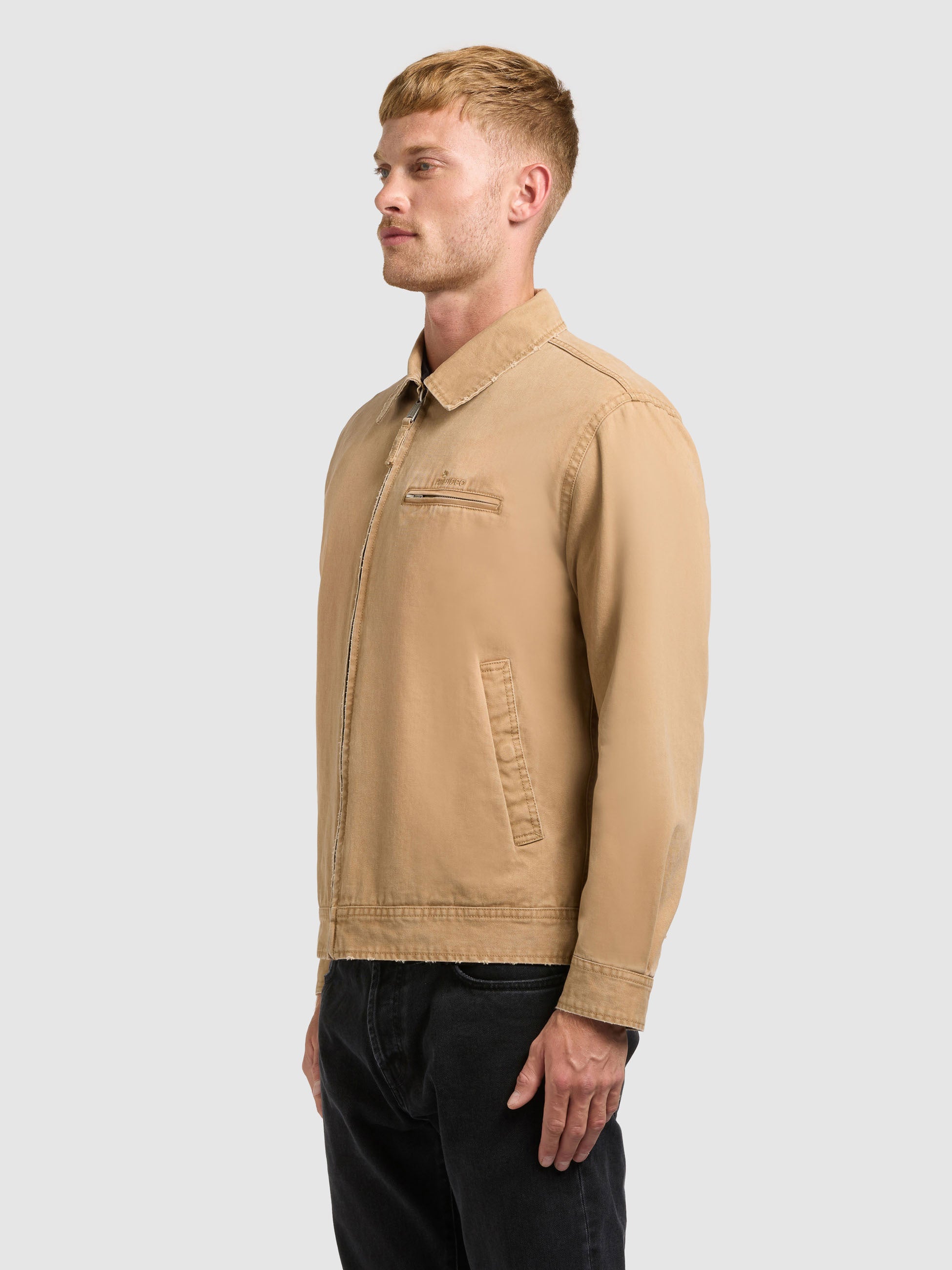 khujo-jacke-janno-blouson-im-used-look-in-camel image 5