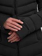 khujo-mantel-tuhani5-black-damen-steppmantel-slim-fit image 8