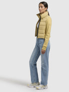khujo-lival-damen-jacke-yellow-green image 2