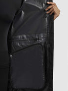 khujo-coat-namara-black-kurzer-damen-steppmantel-mit-kapuze image 8