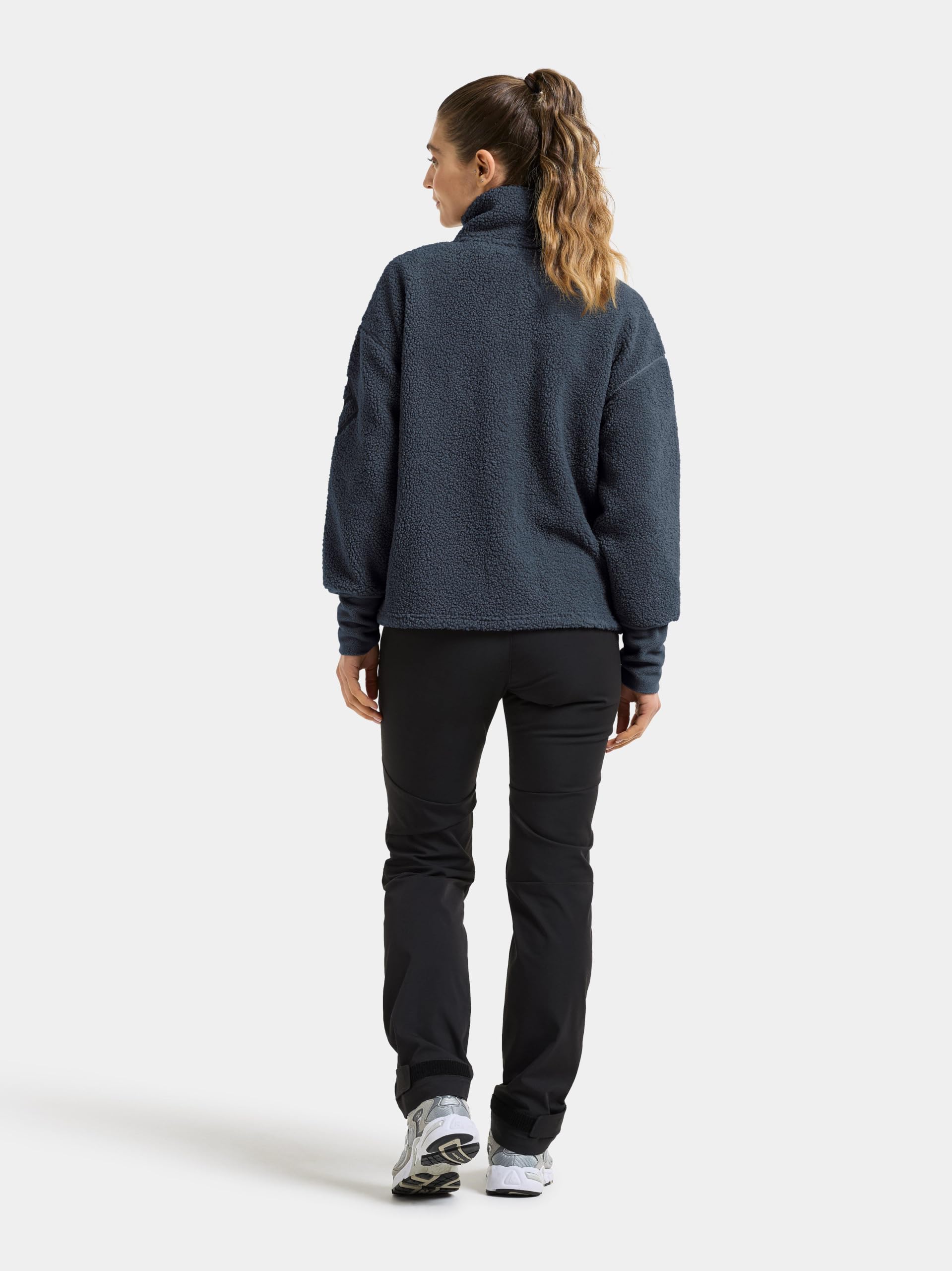 didriksons-melissa-sherpa-teddy-fleecejacke-damen-full-zip-2 image 3