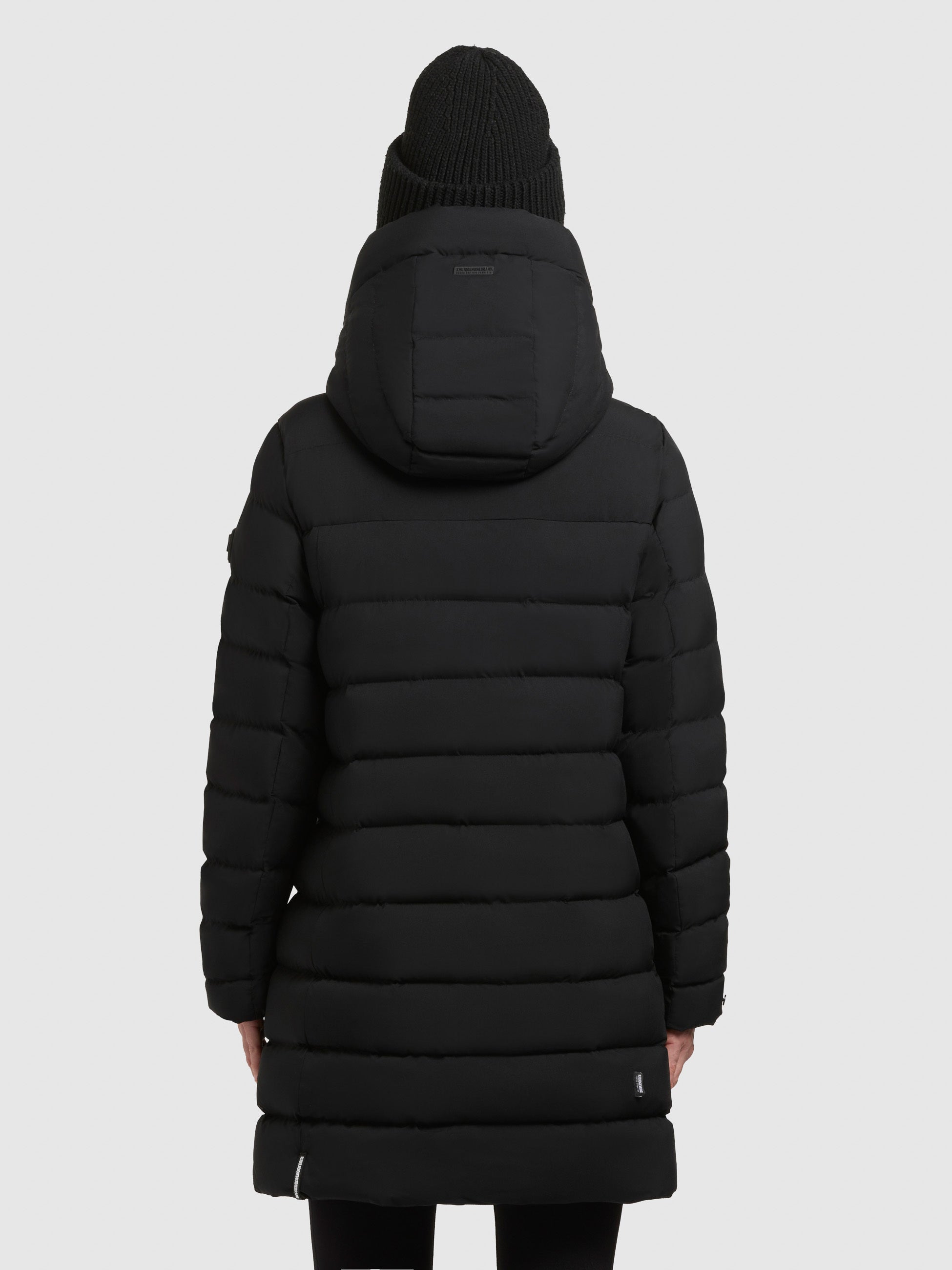 khujo-jacke-neptar-black-damen-steppjacke-leicht-mit-kapuze image 3