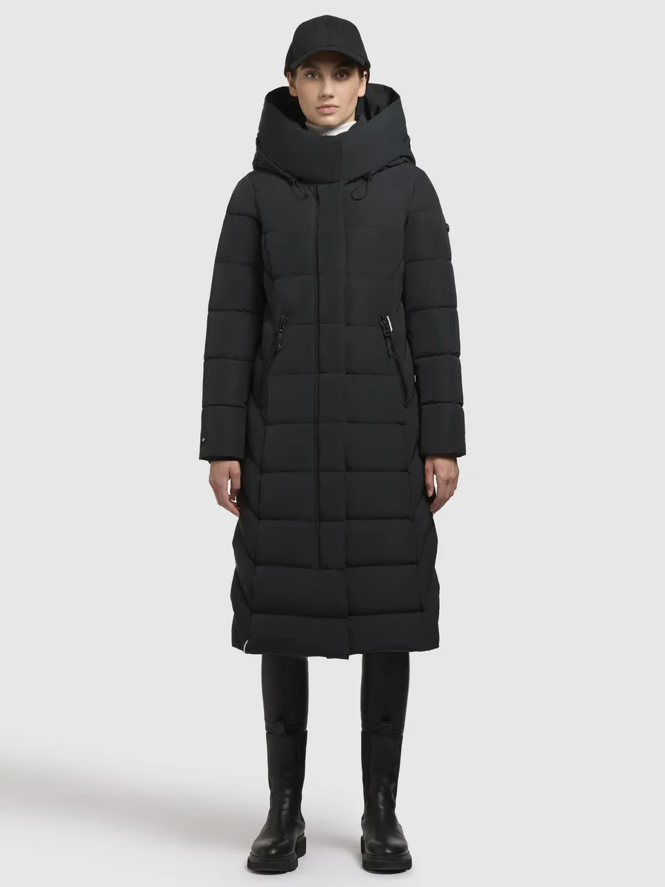 khujo-coat-sensy-damen-wintermantel-dunkelgrau image 1