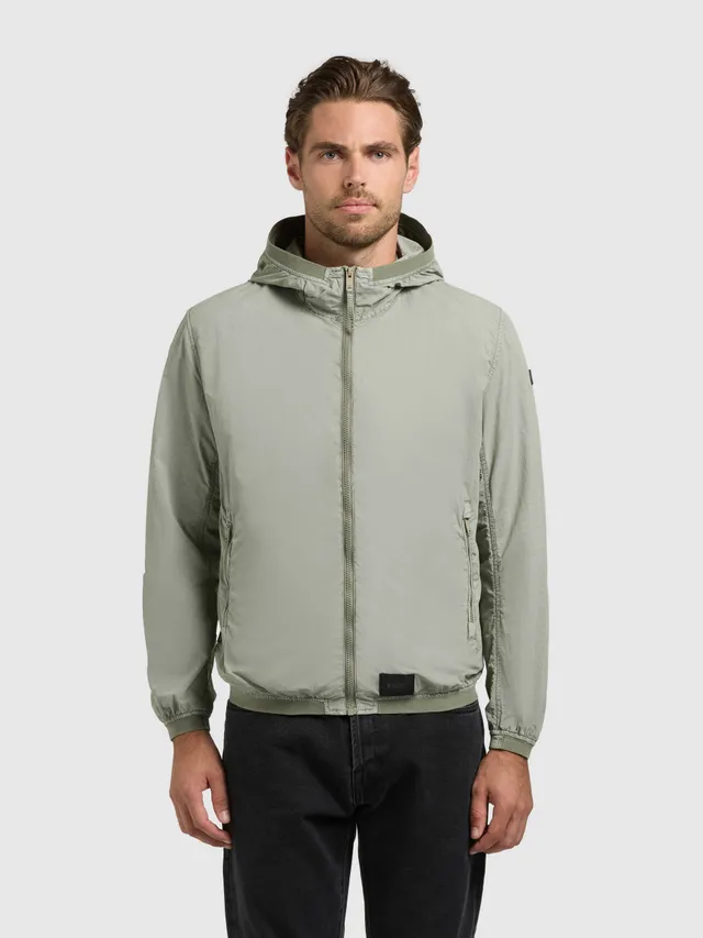 khujo-jacke-derf-cloud-green-blousonjacke-mit-kapuze-garment-dye image 1