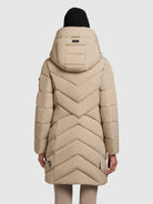 khujo-darka2-damen-mantel-beige-langer-steppmantel-regular-fit image 3