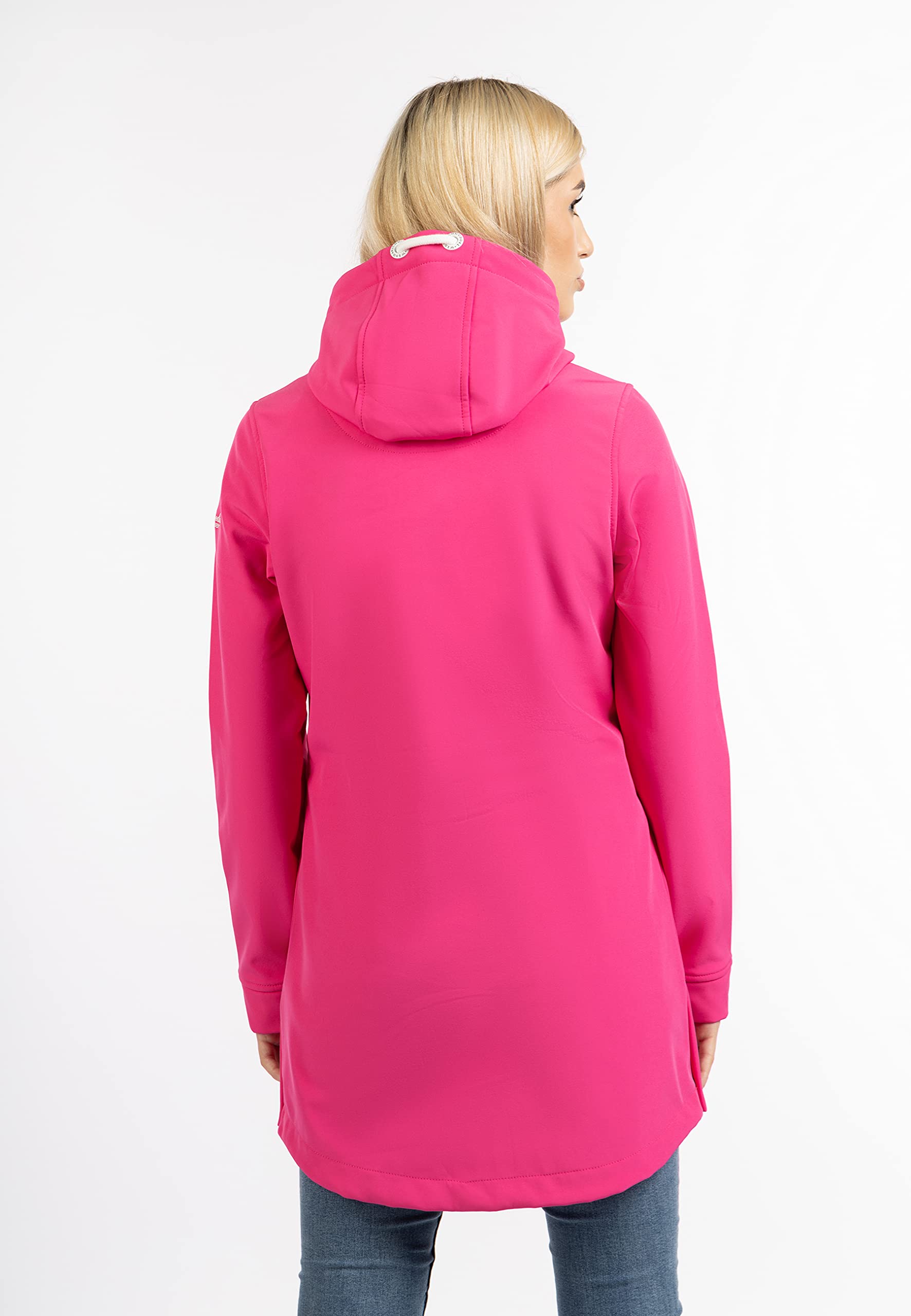 schmuddelwedda-damen-softshell-kurzmantel-wasserdicht-mit-kapuze-und-fleece image 5