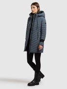 khujo-mantel-nita4-dim-blue-wattierter-damen-kurzmantel image 2