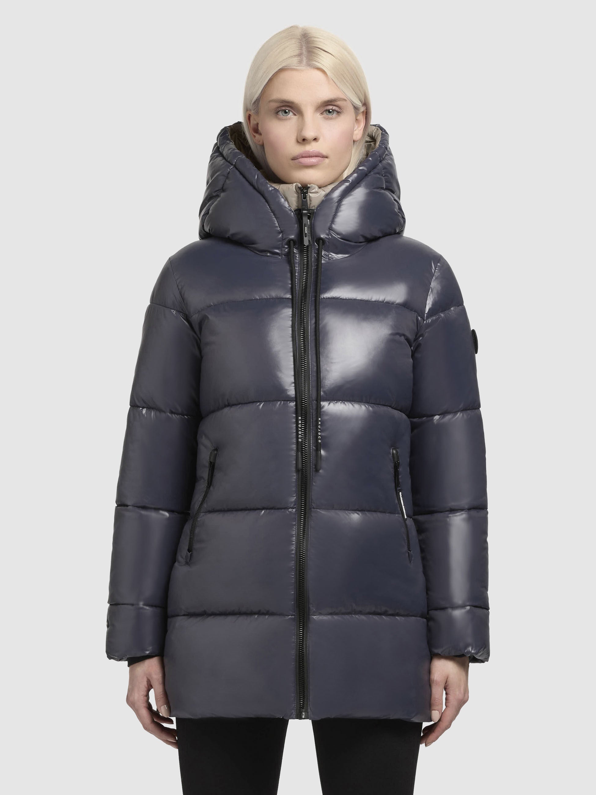 khujo-jacke-grana-dunkelblau-gl-nzende-damen-steppjacke-regular-fit image 4