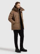 khujo-jacke-kanf2-rust-brown-damen-steppjacke image 2