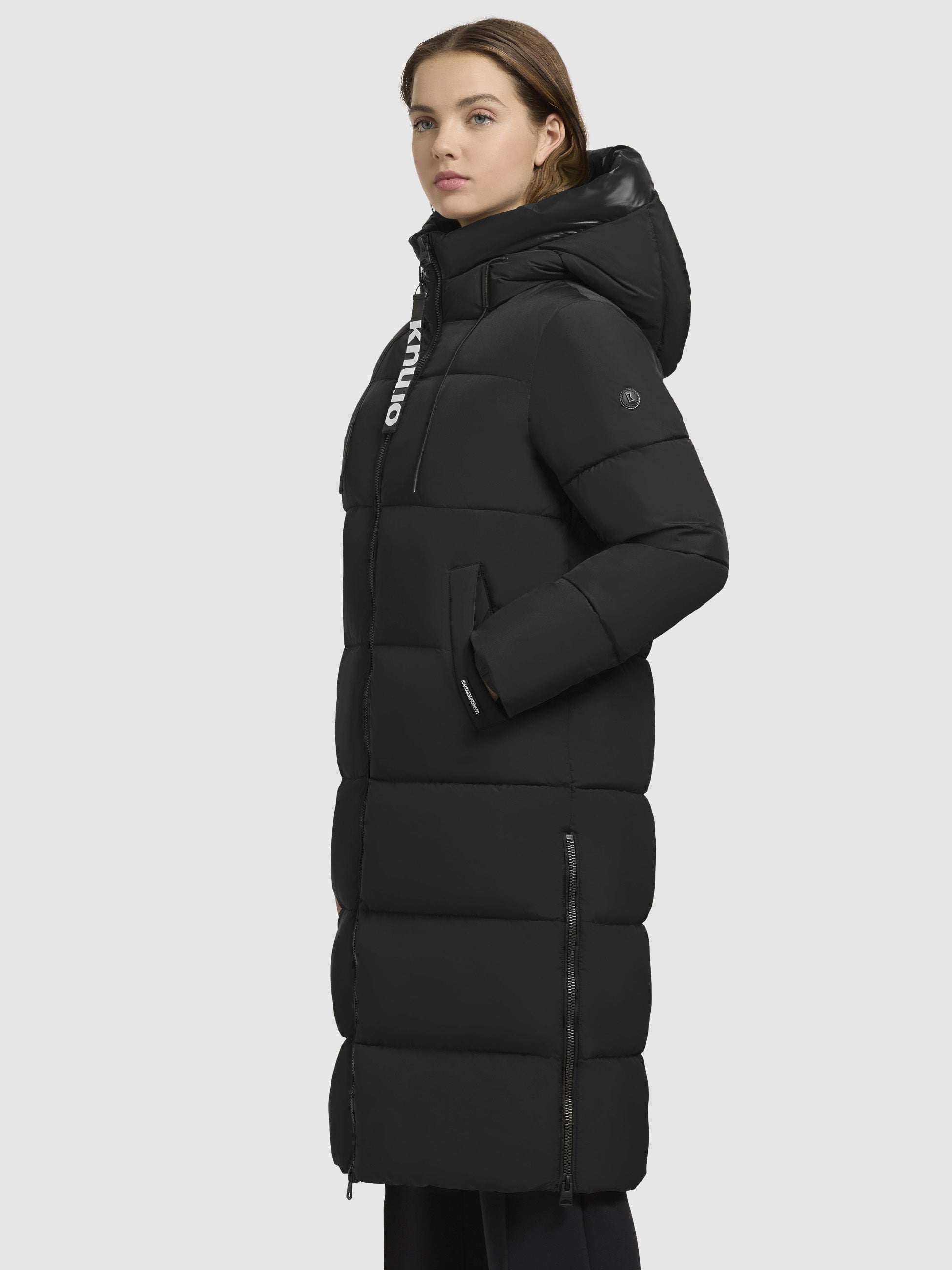 khujo-mantel-miri2-schwarz-knielanger-steppmantel-regular-fit image 5