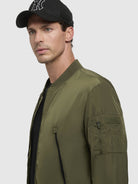 khujo-jacke-listener-bomberjacke-olivgr-n-damen image 8