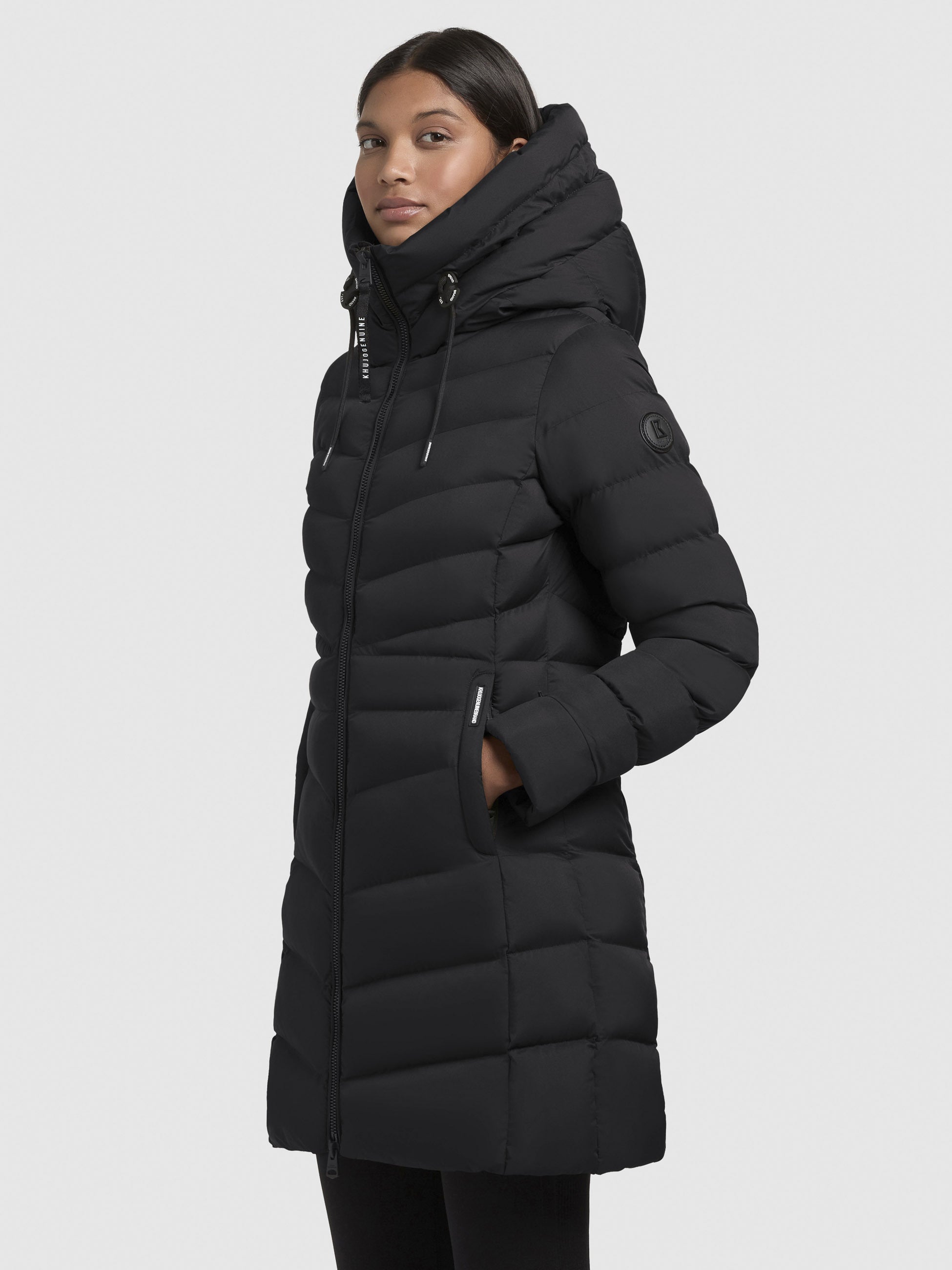 khujo-jacke-tuhani4-schwarz-damen-steppjacke-leicht image 5