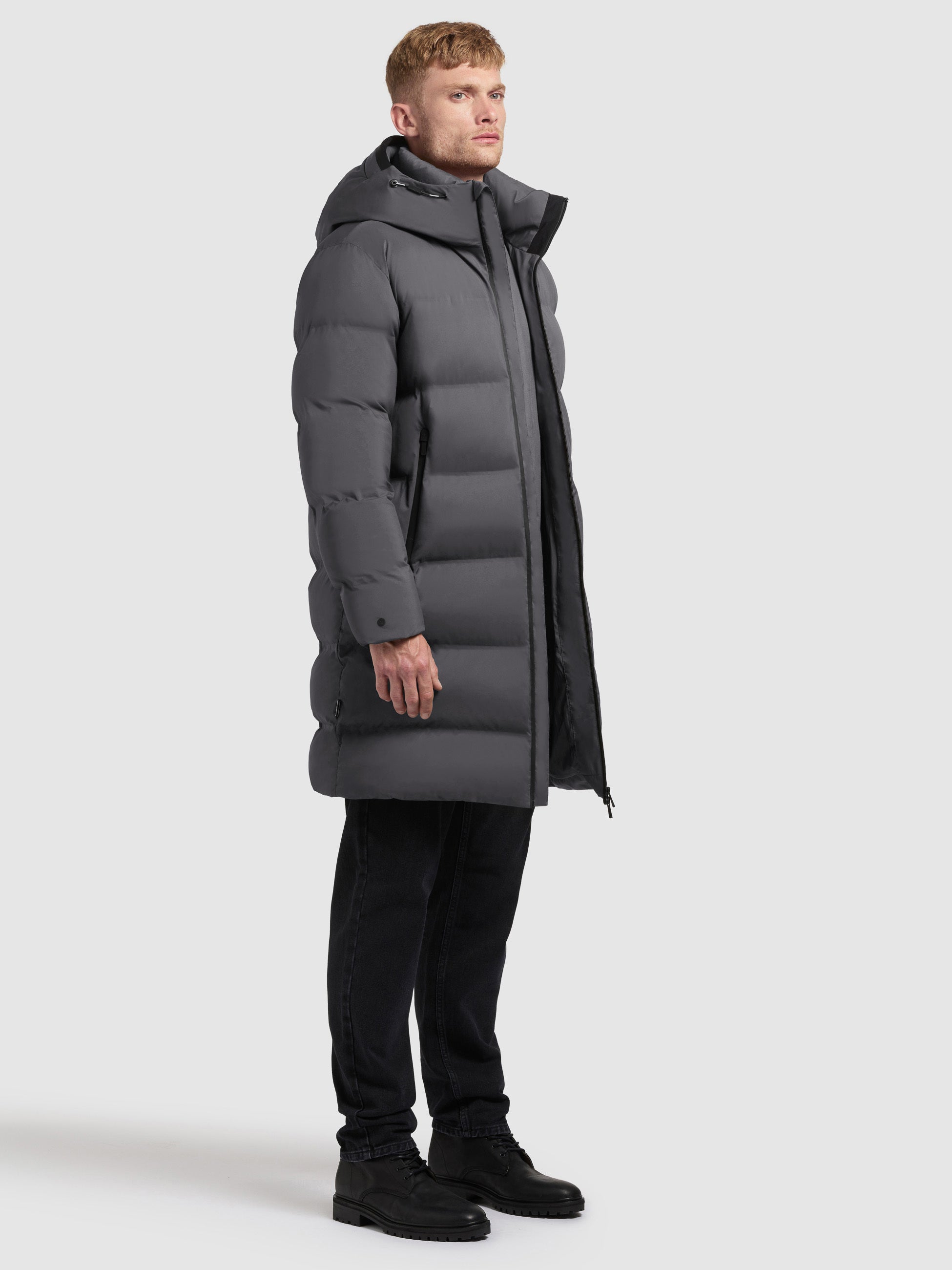 khujo-caius2-steppmantel-herren-steel-grey-knielang image 1