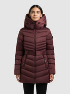 khujo-kina-damen-steppjacke-moscato-red image 4