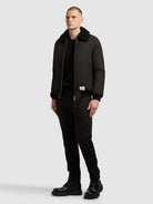 khujo-amos-damen-blouson-jacke-black image 2