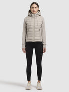 khujo-athi-jacket-beige-slim-fit-steppjacke-mit-abnehmbarer-kapuze image 6