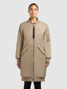 khujo-mantel-lulu-bomber-wintermantel-beige image 4