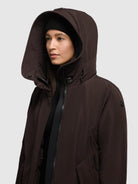 khujo-coat-webb-moody-plum-wattierter-kurzmantel-mit-kapuze-regular-fit image 7