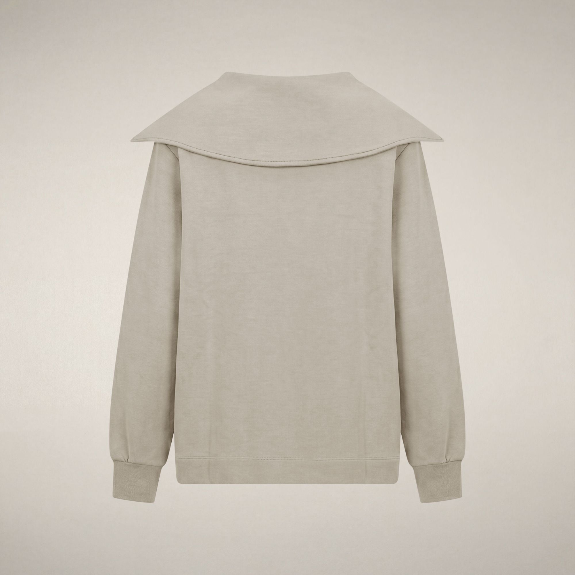 save-the-duck-hinata-damen-top-mit-half-zip-beige-rainy image 4