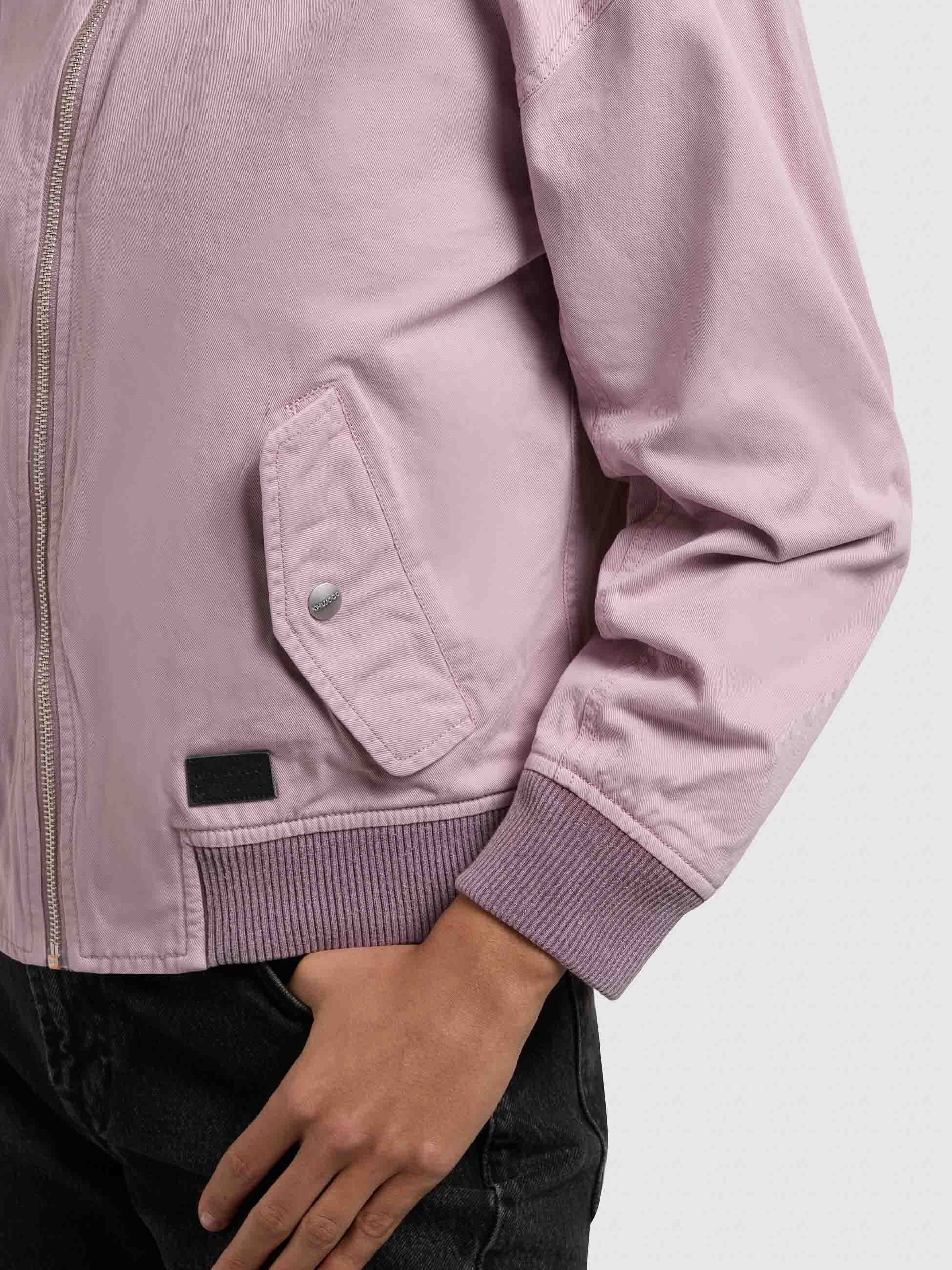 khujo-jacke-inie-violet-damen-blouson-bomberjacke-aus-baumwoll-twill image 8