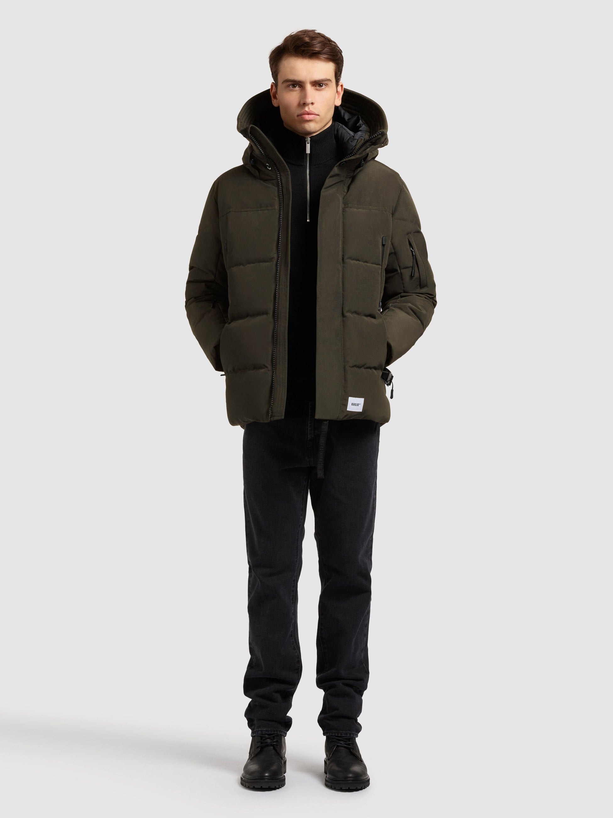 khujo-jacket-tato2-range-green-gesteppte-winterjacke-damen image 1