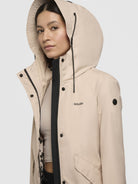 khujo-logisa-damen-sommerjacke-mit-kapuze-light-beige-h-ftlang image 7