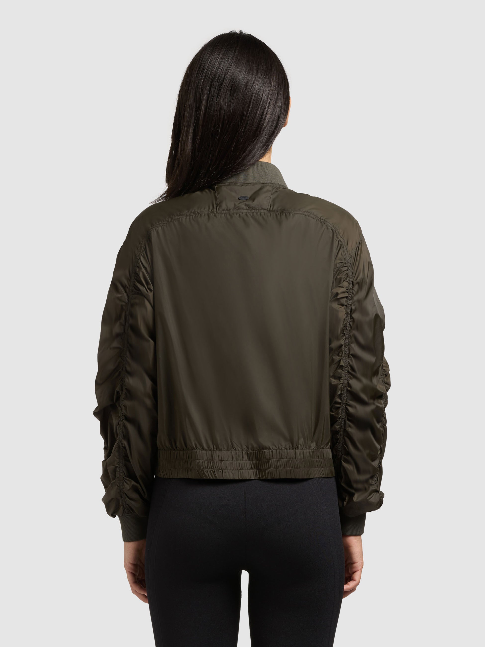 khujo-jacke-tuvay-bomberjacke-blouson-in-olive-aus-fliegerseide image 3