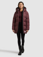 khujo-jacke-tanare4-moscato-red-damen-steppjacke-slim-fit-2 image 2