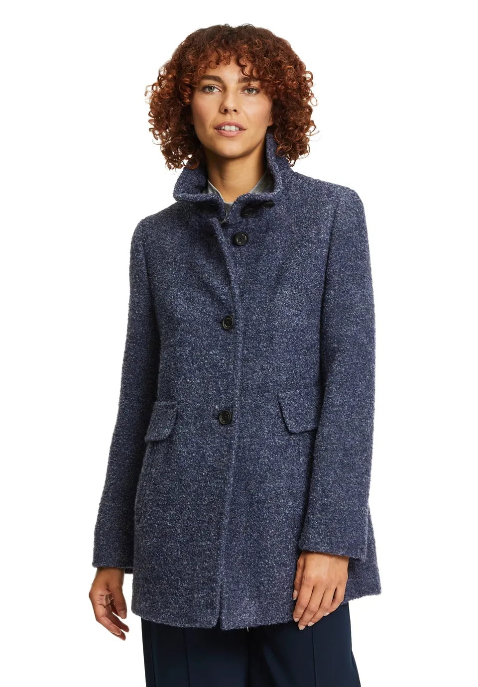 gil-bret-damen-wolljacke-9550-6107-wollboucl-mit-stehkragen image 1