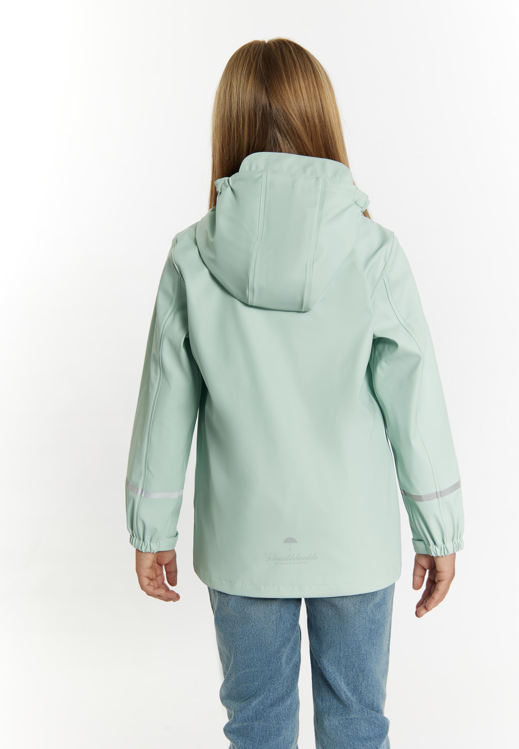 schmuddelwedda-m-dchen-regenjacke-langarm-mit-rei-verschluss-und-knopfleiste-kla image 5