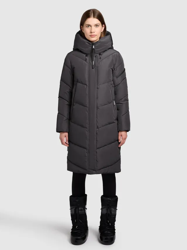 khujo-mantel-jange-damen-wintermantel-steel-grey image 1