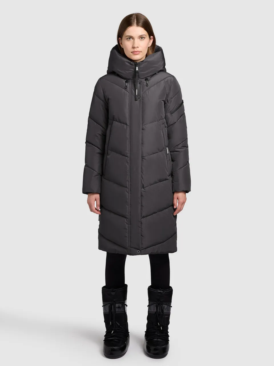 khujo-mantel-jange-damen-wintermantel-steel-grey image 1