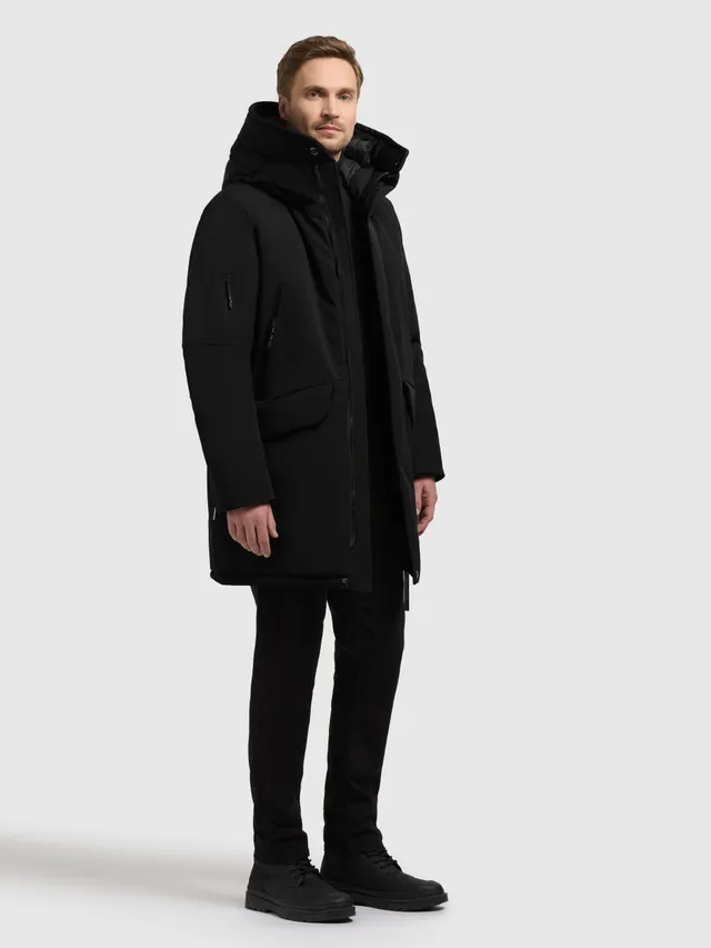 khujo-coat-dachs-black-urbaner-parka-mit-kapuze-regular-fit image 1