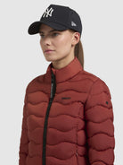 khujo-jacke-merl-red-brown-slim-fit-damen-steppjacke image 7