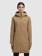 khujo-coat-sanni-sand-regenjacke-slim-fit-wasserdicht image 4